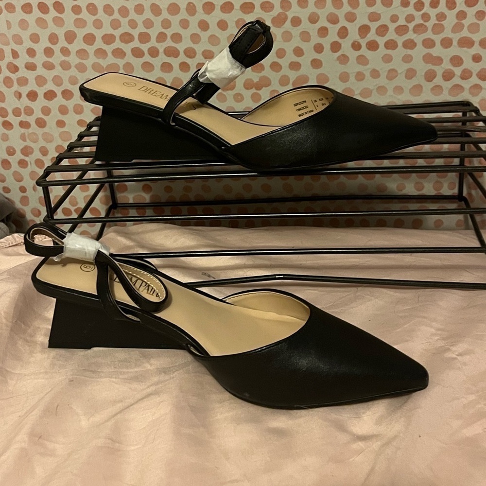 DREAM PAIRS Ankle Strap Low Wedge - Picture 3 of 6
